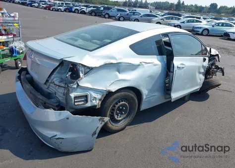 2012 Honda Civic Lx from USA, damaged, VIN 2HGFG3B57CH558509